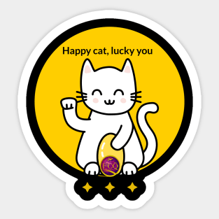 Happy Cat Sticker
